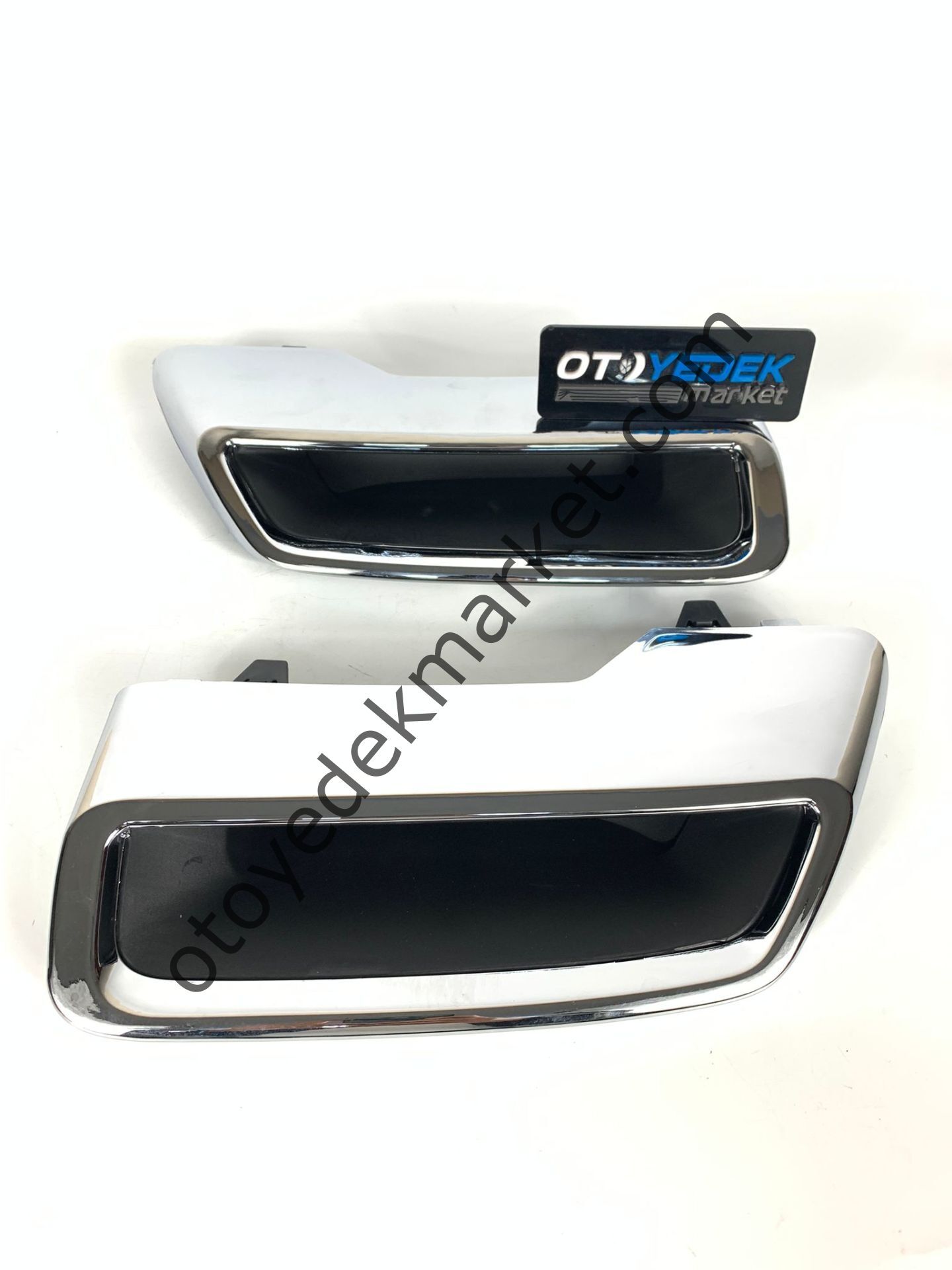 Citroen C5 Aircross (2019-2025) Arka Tampon Difüzör Krom Egsoz Çerçevesi (İthal)