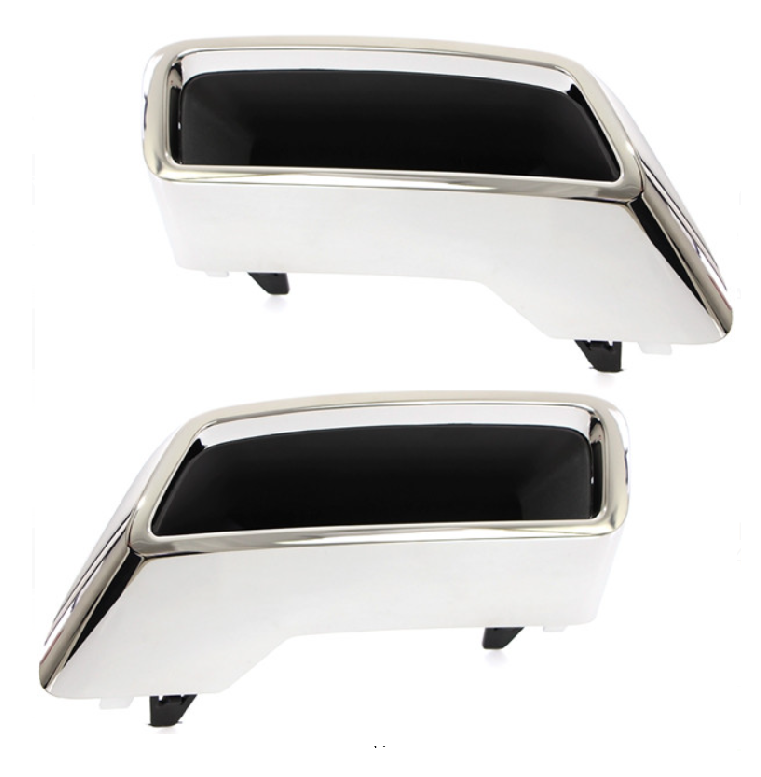 Peugeot 5008 (2017-2023) Arka Tampon Difüzör Krom Egzoz Çerçevesi (İthal)