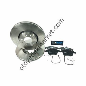 Citroen C5 (2008-2013) 1,6 Hdı Ve 2,0 Hdı Ön Fren Disk Ve Balata Seti (Ayd-Valeo)