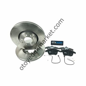 Citroen C5 (2008-2013) 1,6 Hdı Ve 2,0 Hdı Ön Fren Disk Ve Balata Seti (Ayd-Valeo)