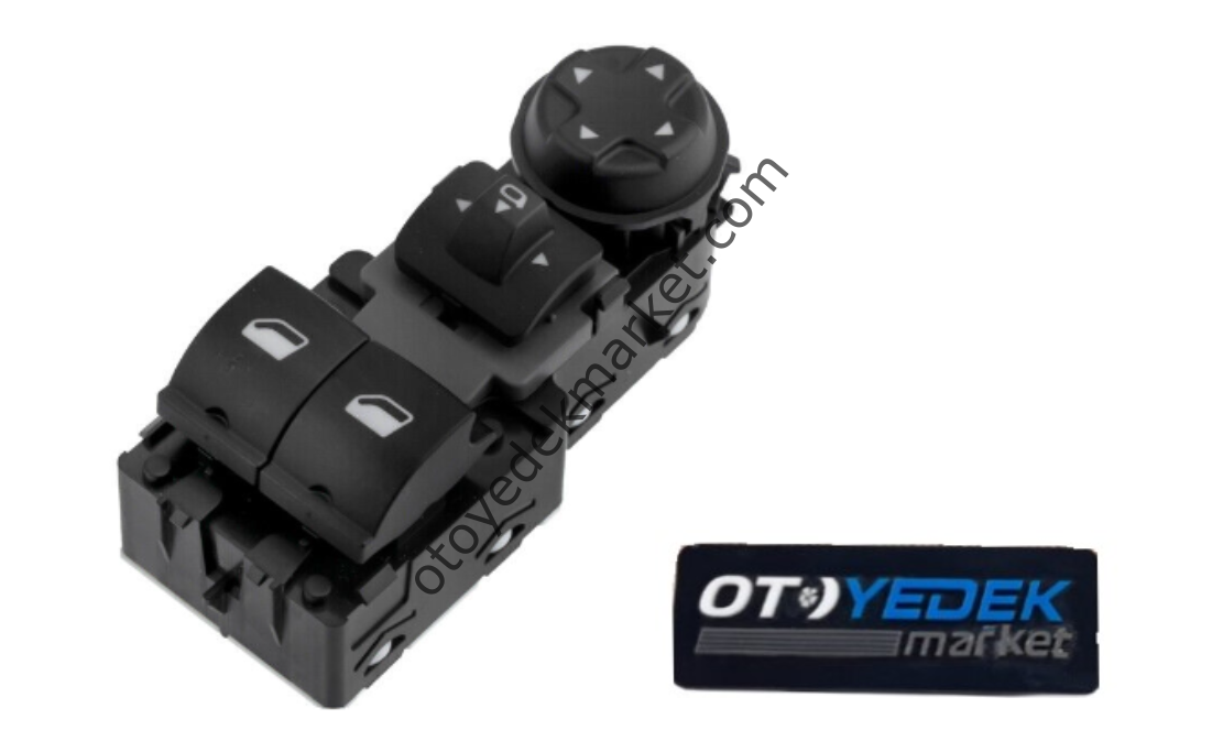 Citroen Berlingo (2019-2024) Sol Ön Kapı Cam Açma Kumanda Düğme Grubu (Orijinal)