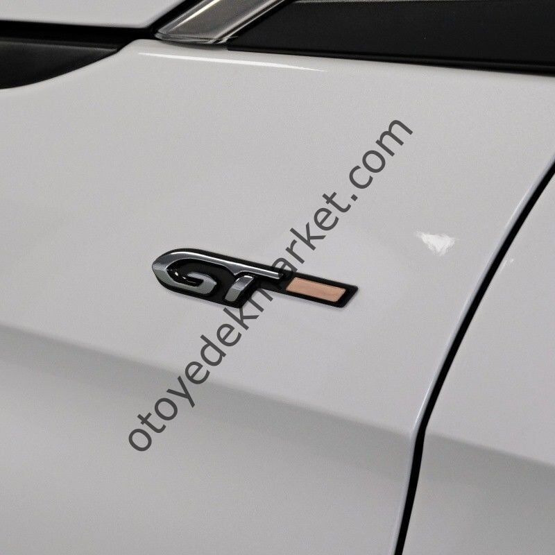 Peugeot 3008 (2016-2020) Sağ Ön Çamurluk ''GT'' Yazısı, Bej (Orijinal)