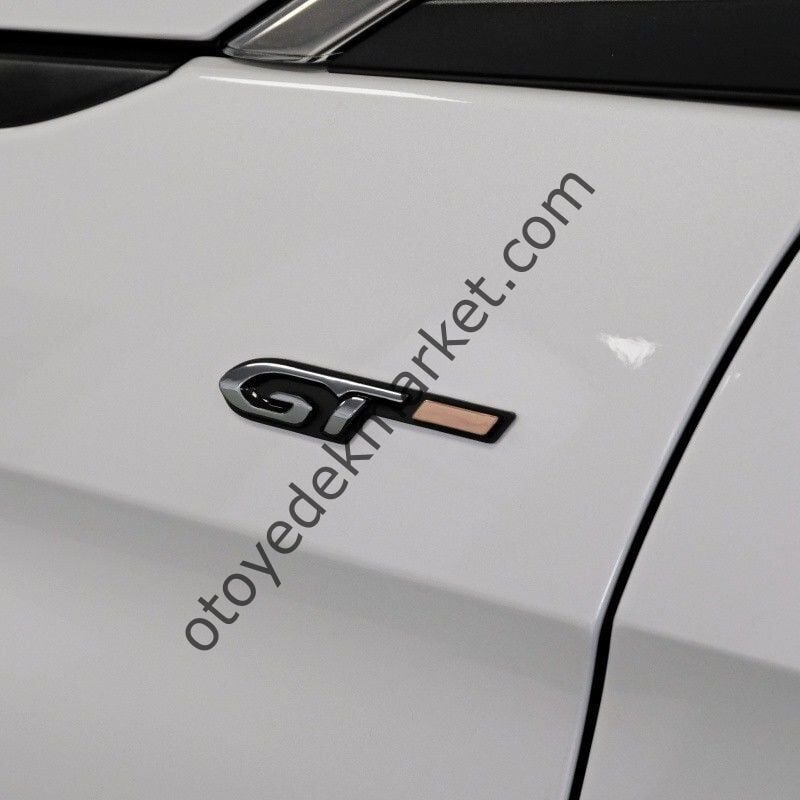 Peugeot 3008 (2016-2020) Sol Ön Çamurluk ''GT'' Yazısı, Bej (Orijinal)