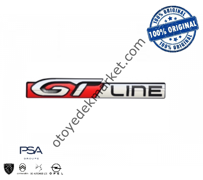 Peugeot 3008 (2016-2020) Bagaj Kapağı ''GT'' Yazısı (Orijinal)