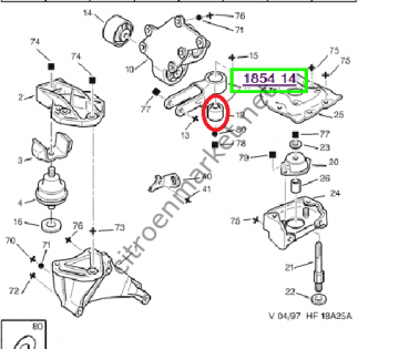 PEUGEOT 306 (1994-2001) YARDIMCI KULAK BURCU