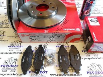 PEUGEOT 206 (1999-2010) BALATA+DİSK TAKIMI (BREMBO)