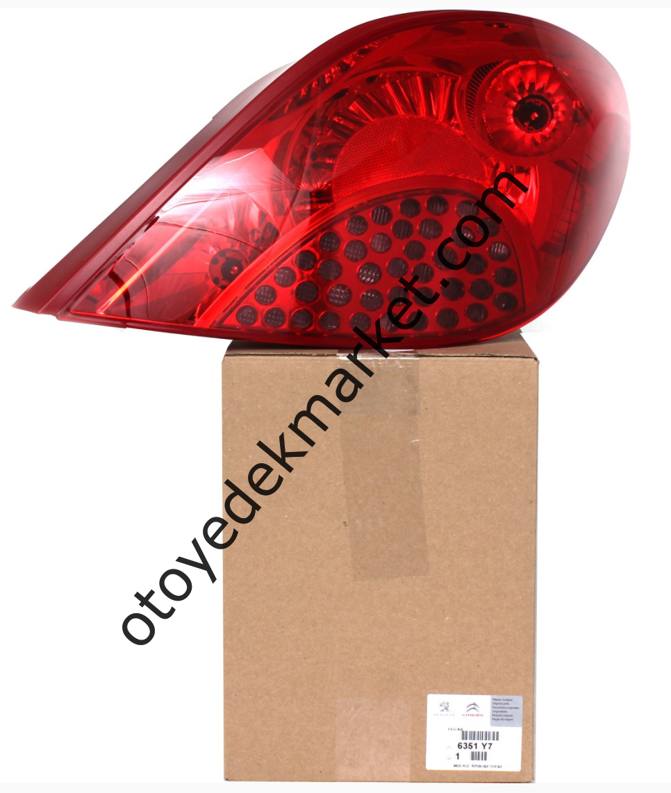 PEUGEOT 207 (2006-2008) SAĞ ARKA STOP (ORJİNAL)