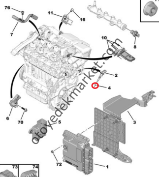 Citroen Berlingo (2018-2024) 1.5 Blue Hdi Su Isı Sensörü / Hararet Müşürü Contası (Orijinal)