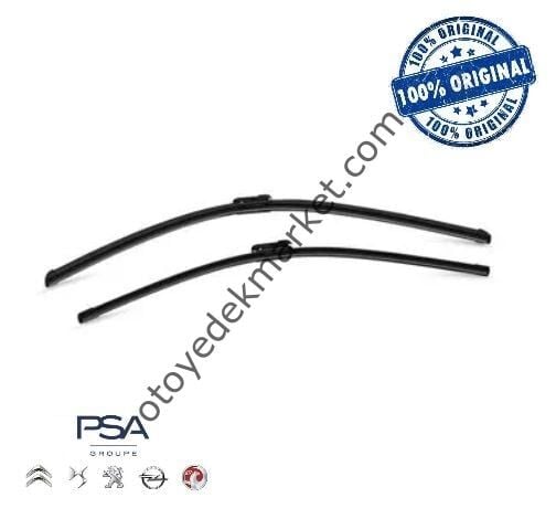 Peugeot 308 (2008-2013) Ön Cam Silecek Süpürgesi Takımı (Orijinal)