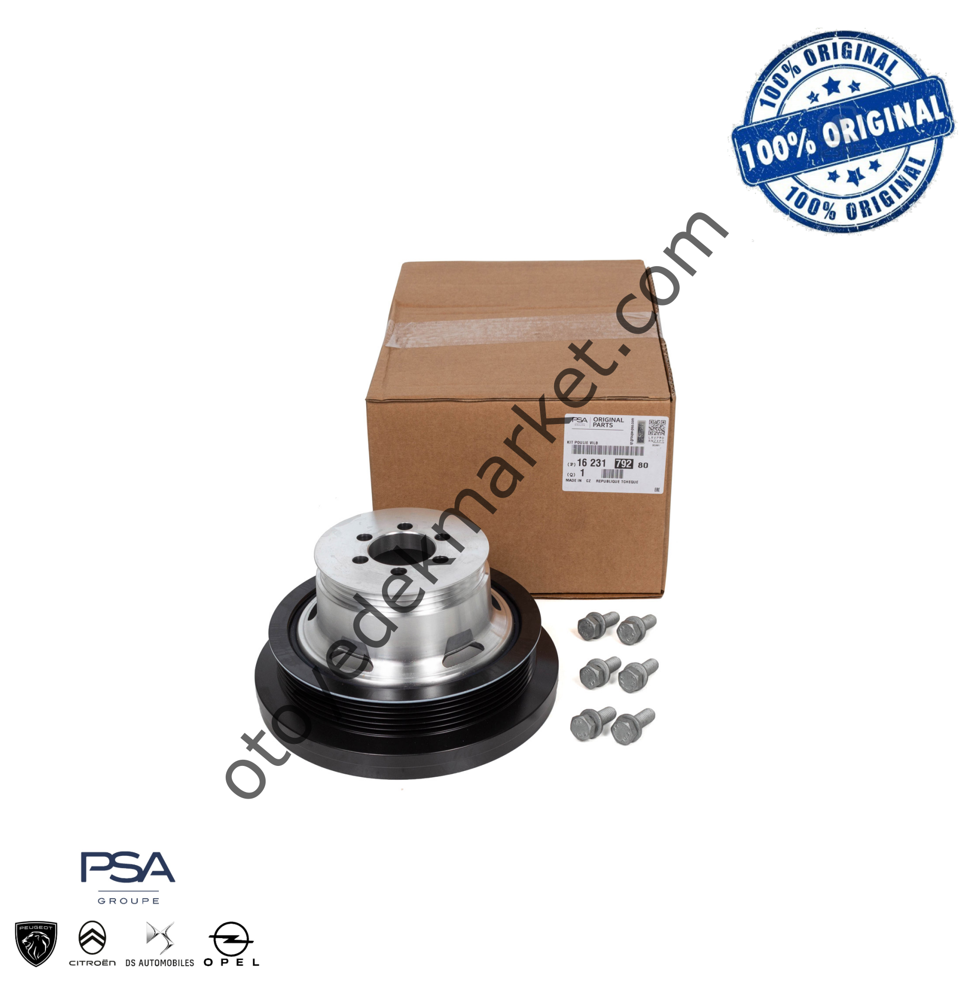 Citroen C3 (2012-2016) 1.2 Benzinli Krank Kasnağı (Orijinal)