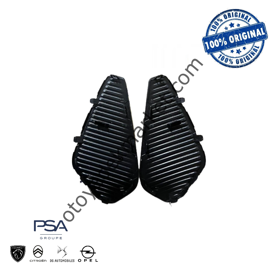 Peugeot 3008 (2021-2023) Ön Tampon Alt Kapakları (Orijinal)