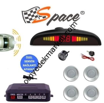 Space Park Sensörü Türkçe Sesli 22 mm Gri