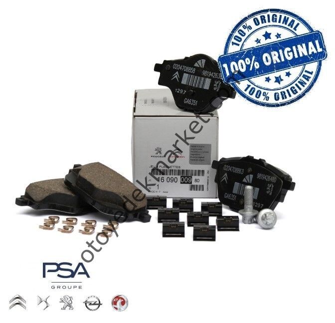 Peugeot 308 (2014-2021) Arka Fren Balata Takımı (Orijinal)