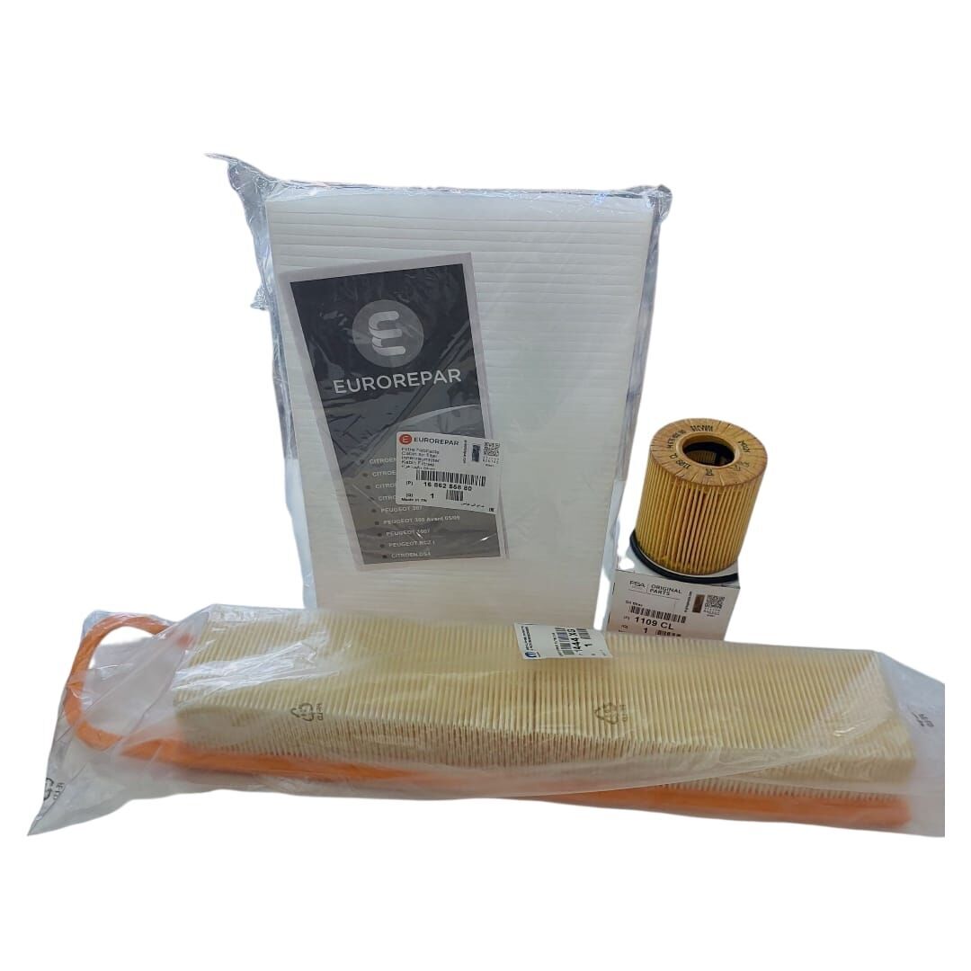 Peugeot 308 (2008-2014) 1.6 Benzinli Filtre Seti (Orijinal)