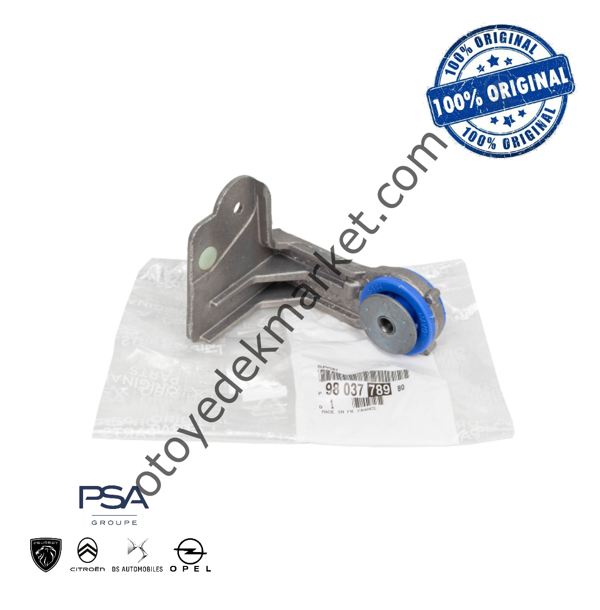 Peugeot 308 (2014-2021) İntercooler / Turbo Radyatörü Hava Soğutucu Alt Bağlantı Ayağı (Orijinal)