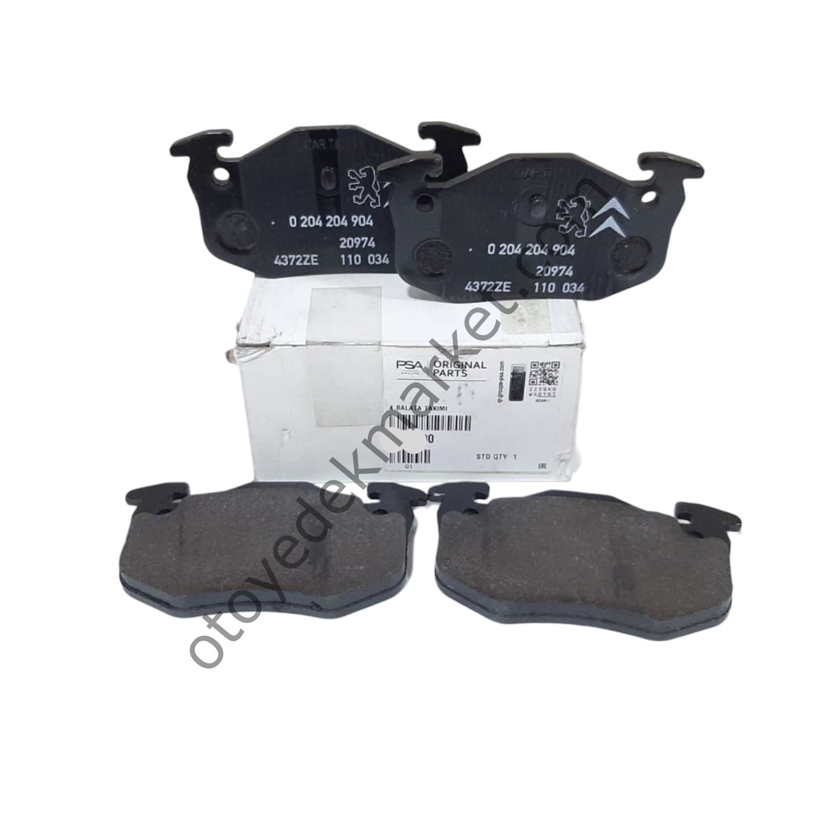 Peugeot 106  Arka Fren Balata Takımı (Orijinal)