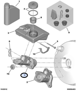 PEUGEOT 206 FREN ANA MERKEZİ (TRW)