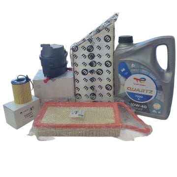 Peugeot 206 (2003-2011) 1.4 Hdi Filtre Seti + 10W40 Yağ (Orijinal)