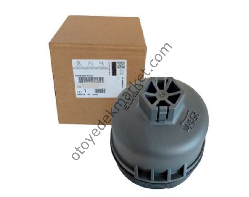 Citroen C4 (2006-2011) 1,4 16v Benzinli Yağ Filtre Kapağı (Orijinal)