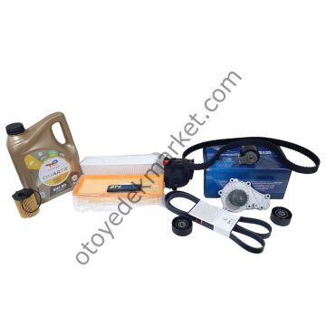 Peugeot 206 (2003-2012) 1.4 Dizel Ağır Bakım Seti Triger Seti (İthal)