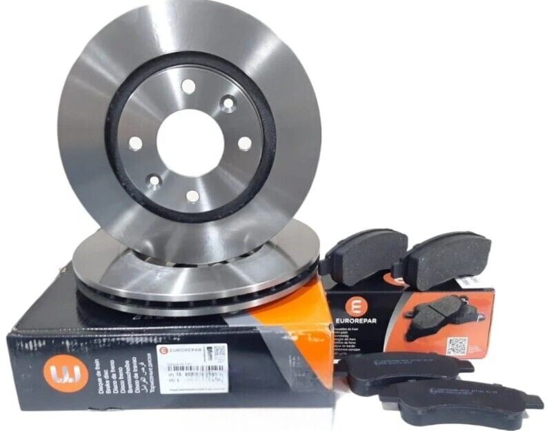 Peugeot 207 (2006-2012) 1.4 Ön Fren Disk Ve Balata Takımı (Orijinal Eurorepar)