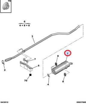PEUGEOT 206 1,4 HDI ARKA EGZOS SUSTURUCU