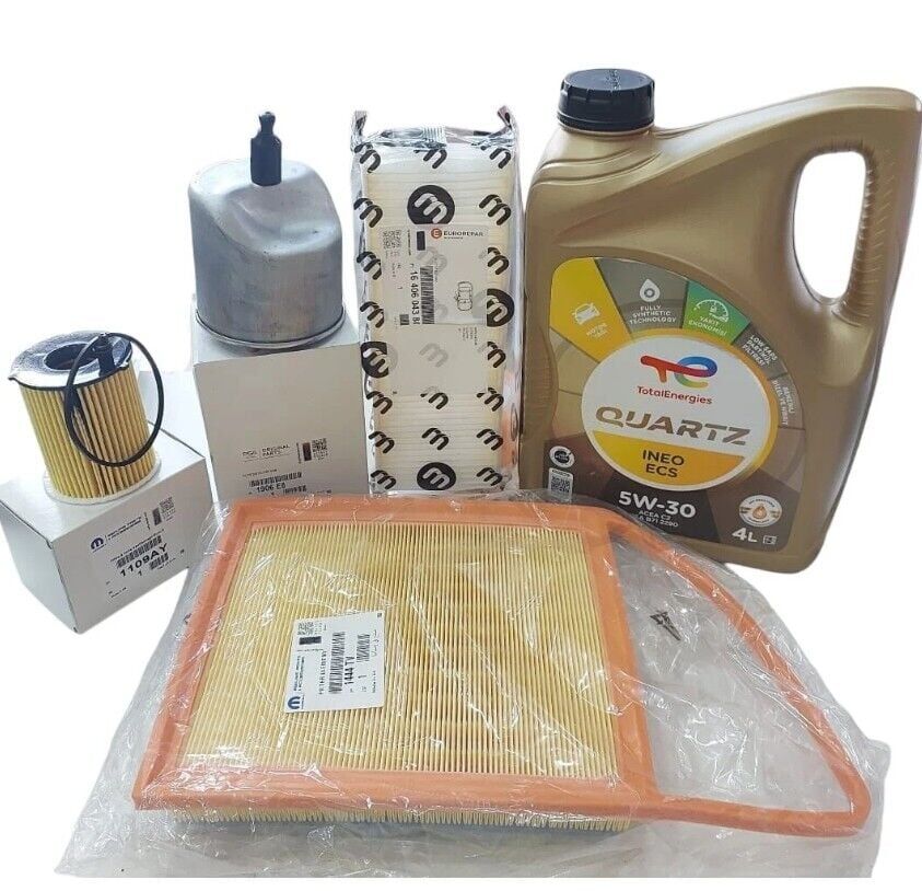 Peugeot 308 1.6 Hdi (2011-2014) Filtre Bakım Seti + 5w30 Yağ (Orijinal)