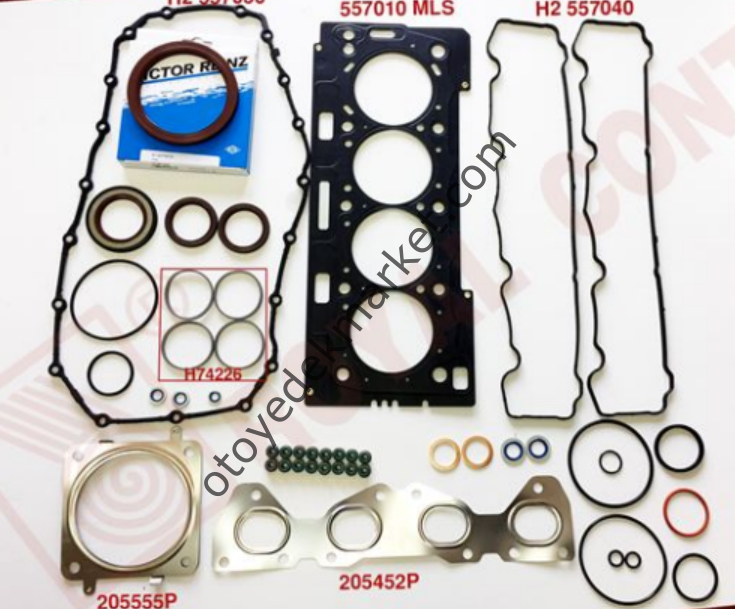 Peugeot 307 (2001-2009) 1.6 Benzinli Takım Conta (Royal)