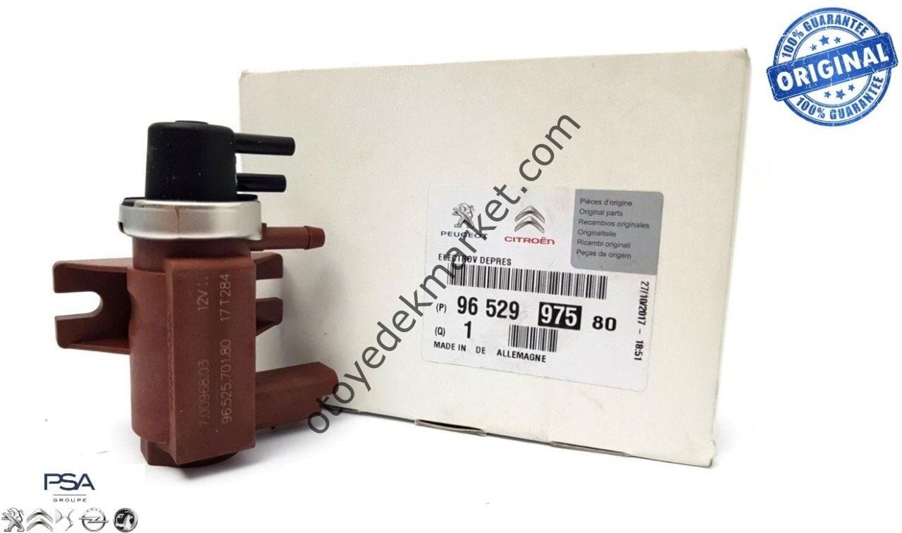 Peugeot 207 (2006-2012) 1.6 Hdi Turbo Vakum Basınç Ayarlayıcısı Elektrovana (Orjinal)