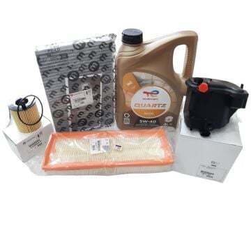 Peugeot 307 (2003-2009) 1.6 Hdı Filtre Seti Ve 5w40 Motor Yağı (Orijinal)