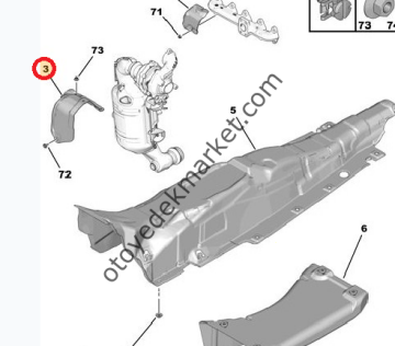 PEUGEOT 308 (2015-2018) 1,6 HDI ISI KALKAN SACI