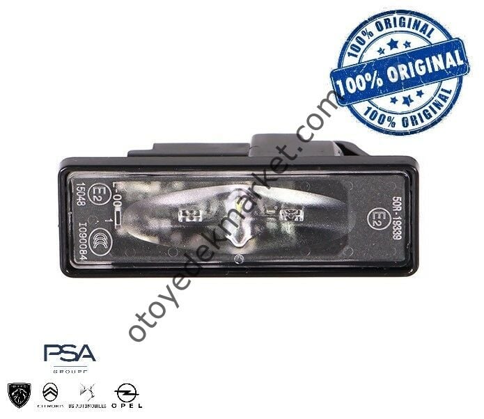 Citroen C4 (2021-2024) Led Plaka Lambası (Orijinal)