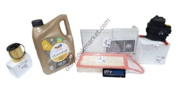 PEUGEOT 207 (2006-2012) 1.4 HDI FİLTRE SETİ +5W30 YAĞ (ORİJİNAL)