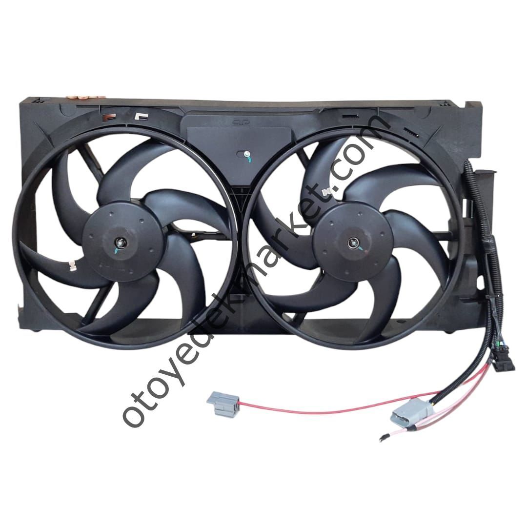 Citroen Berlingo (1998-2003) Çiftli Fan Motor Davlumbaz Takımı (İthal)