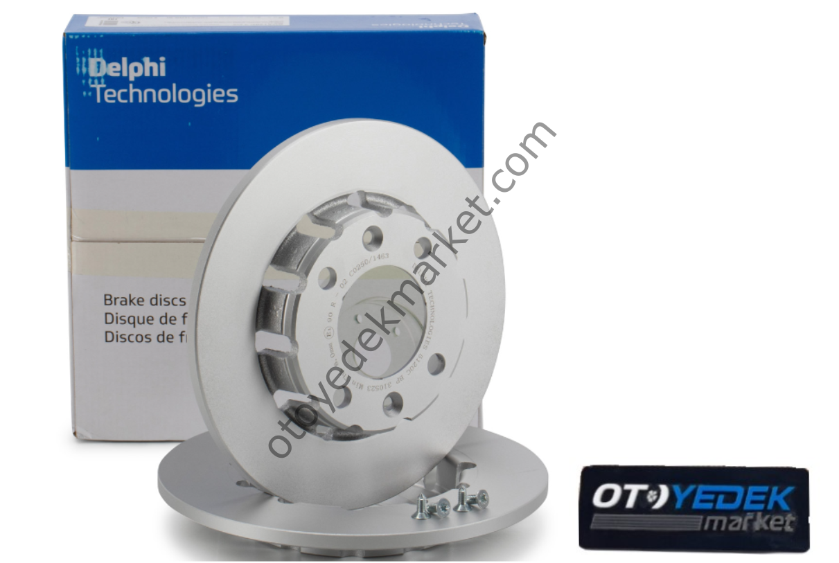 Citroen C4 (2022-2023) Arka Fren Disk Takımı (Delphi)