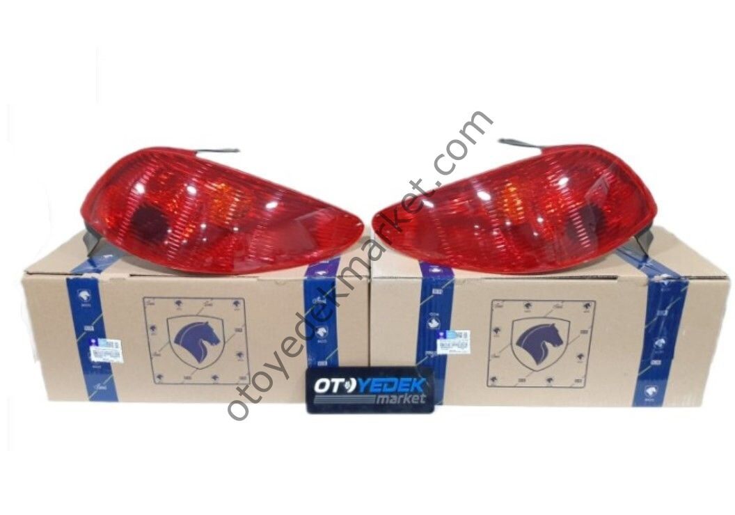 Peugeot 206 (1999-2009) Arka Stop Sağ-Sol Takımı (Duylu) (İran Orijinal)