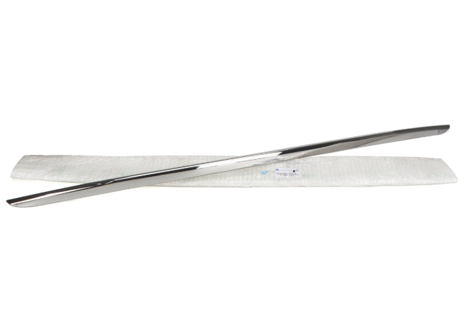 Citroen C4 (2011-2017) Arka Tampon Alt Etek Krom Nikelaj Çıtası (Orijinal)