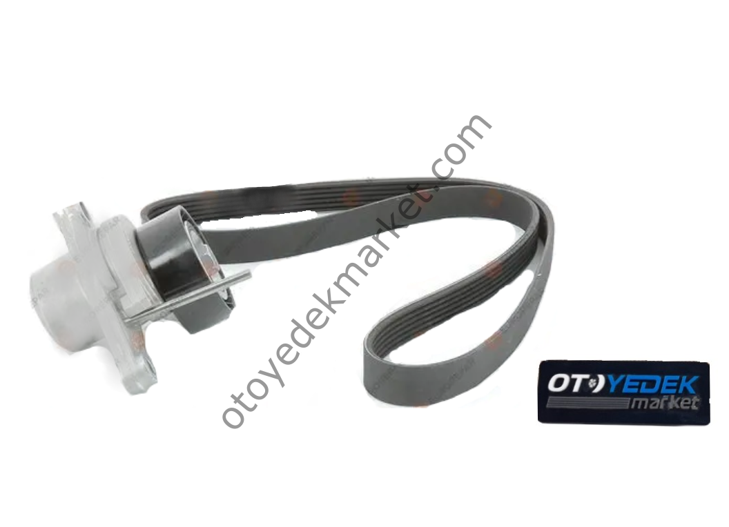 Peugeot 207 1,4 8V (2006-2011) Benzinli Alternatör Kayış Gergi Seti (Orijinal Eurorepar)