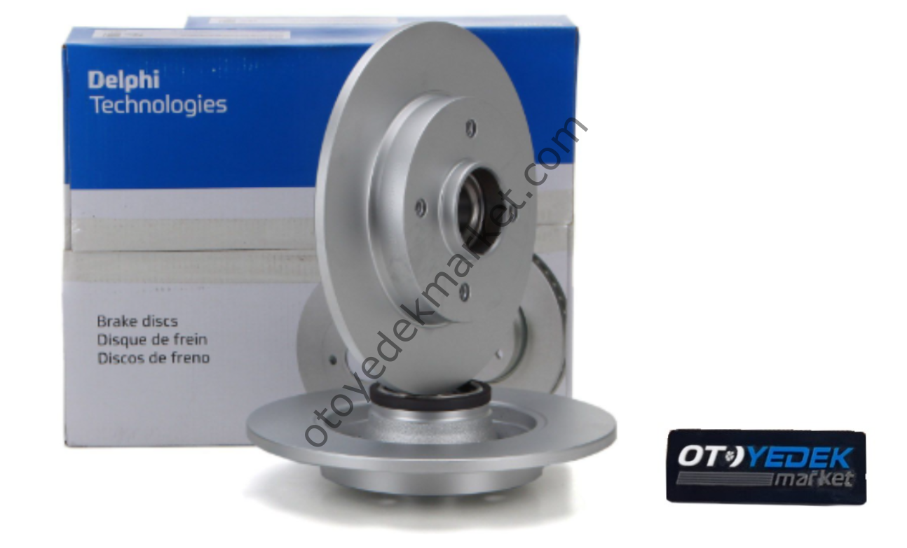 Citroen C4 Picasso (2006-2013) Arka Fren Disk Takımı Rulmanlı (Delphi)