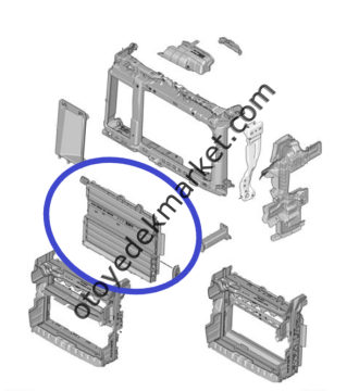 Peugeot 208 (2021-2024) Ön Panel Hava Giriş Modülü (Orijinal)