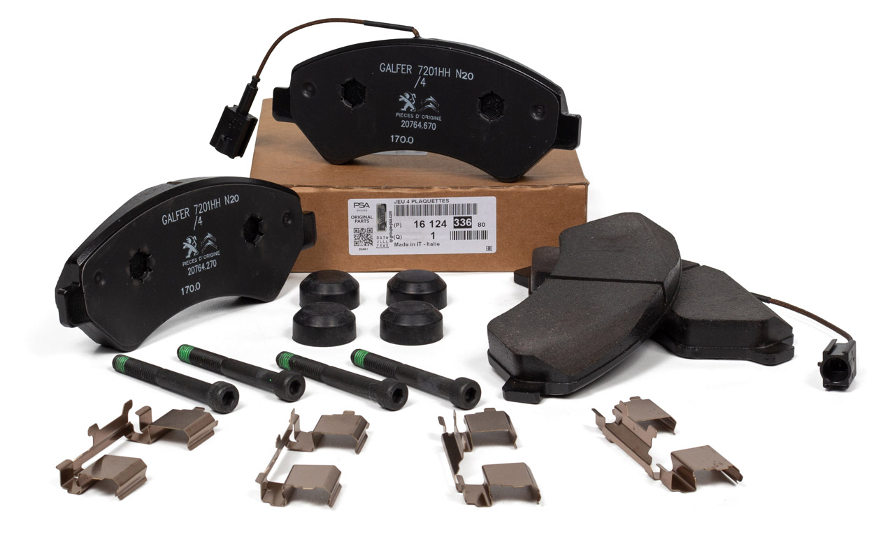 Peugeot Boxer (2015-2025) Ön Fren Balata Takımı Çift Fişli (Orijinal)