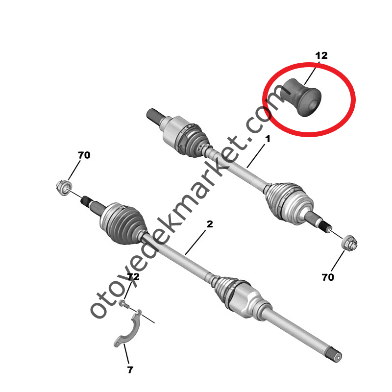 Peugeot 308 (2022-2025) EAT8 Transmisyon Amortisörü (Orijinal)