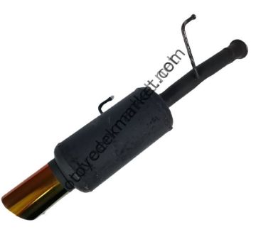 Peugeot 206 (1999-2012) GTİ Tipi Tek Çıkışlı Egzos susturucusu