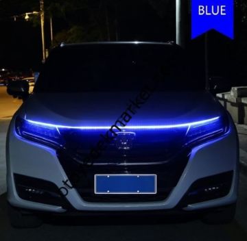Izgara üstü gündüz ledi 150 cm Mavi 12v 5w