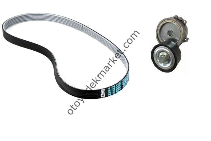 Peugeot 208 (2012-2019) 1.2 Benzinli PruTech Alternatör Gegi ve Kayış Seti (Orijinal)