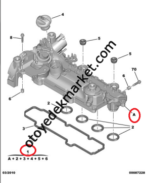 Peugeot 207 (2006-2012) 1,6 Hdi Emme Manifold Contası Takımı (İthal)