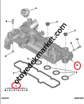 Peugeot 207 (2006-2012) 1,6 Hdi Emme Manifold Contası Takımı (İthal)