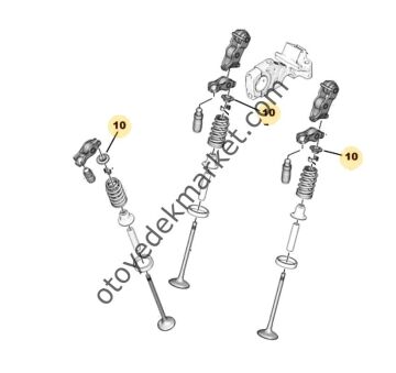 Peugeot 508 (2011-2018) 1.6 Benzinli Subap Tablası / Şapkası (Orijinal)