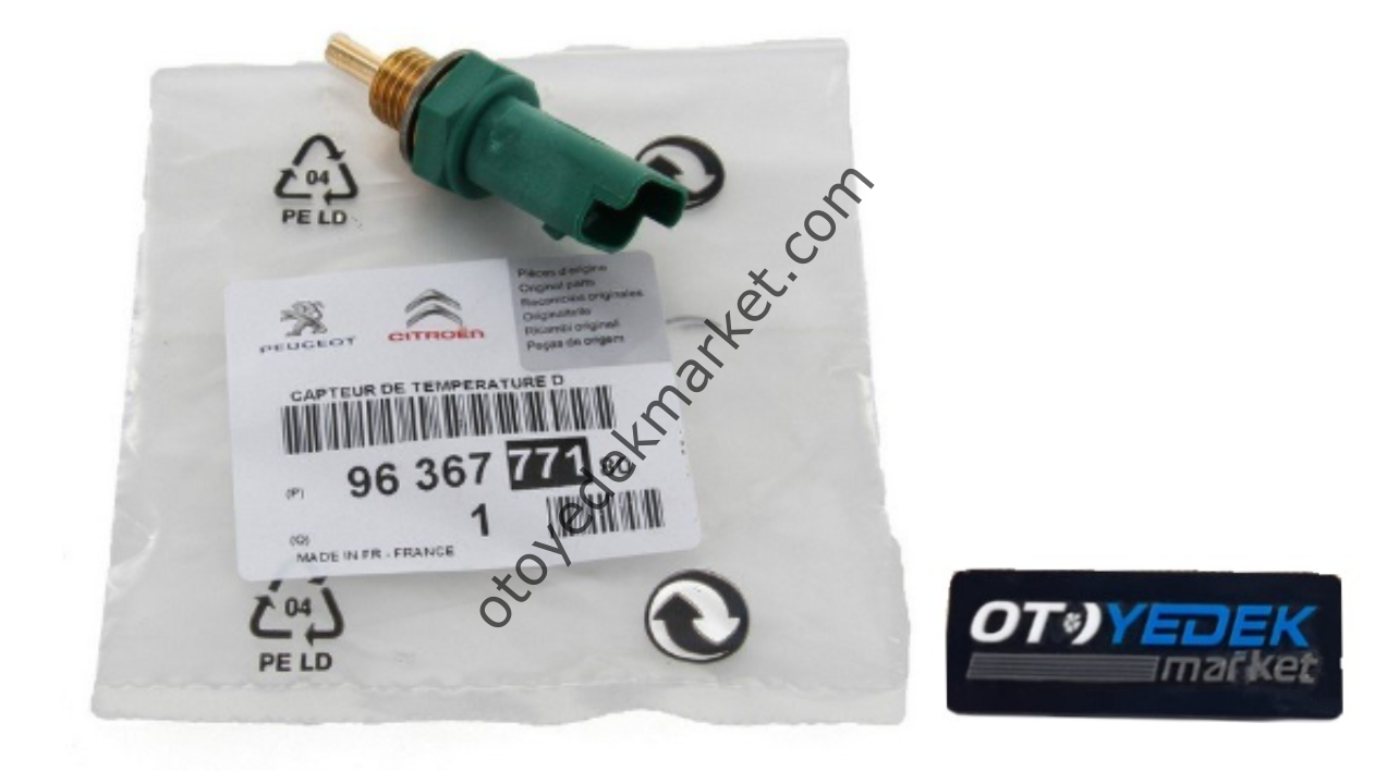 Citroen C4 (2004-2011) 1.4 Benzinli Ve 1.6 Benzinli Hararet Müşürü Yeşil (Orijinal)