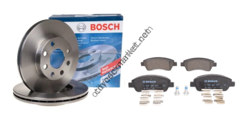 Citroen C3 (2017-2024) Ön Fren Disk ve Balata Takımı (Bosch)
